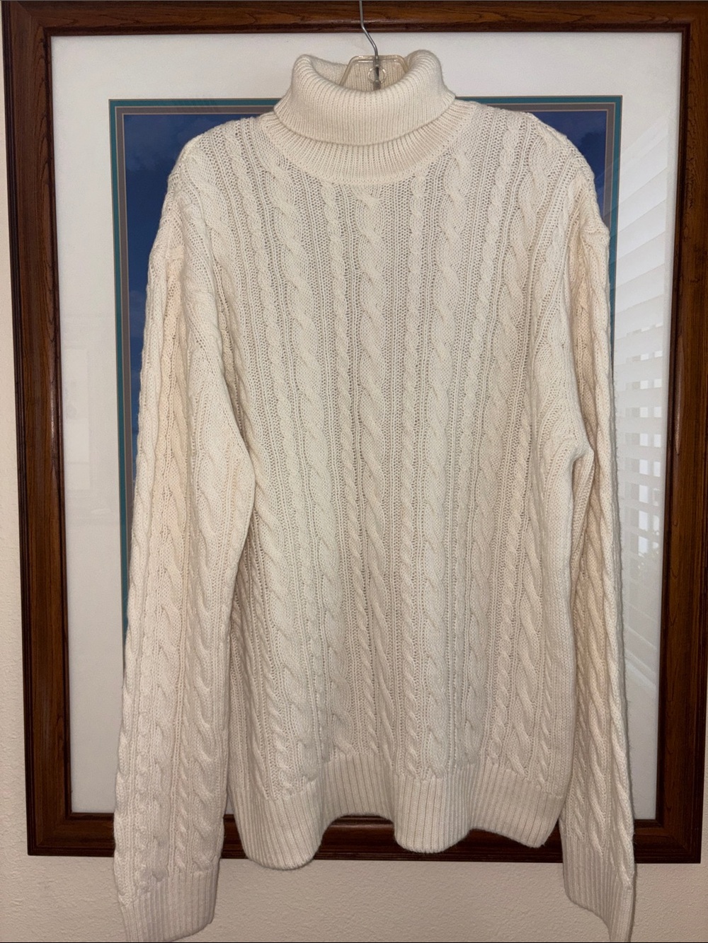Zara cable knit turtleneck sweater!